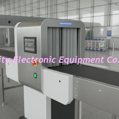 Scanners de bagagem de raios X com suporte multilíngue fornecendo potência de operação 220AVC 10 50 Hz 3 Hz para segurança aeroportuária e ferroviária