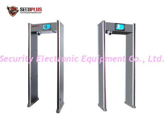 Imagem térmica caminhar através de detector de metal